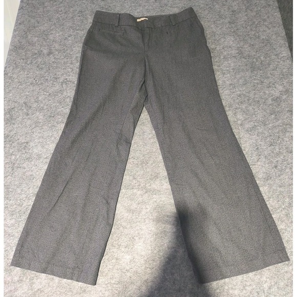 Dockers Dress Pants Women's Size 12 Grey Flap Pockets - Picture 1 of 7